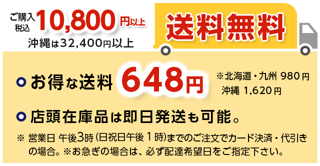10,800円以上送料無料